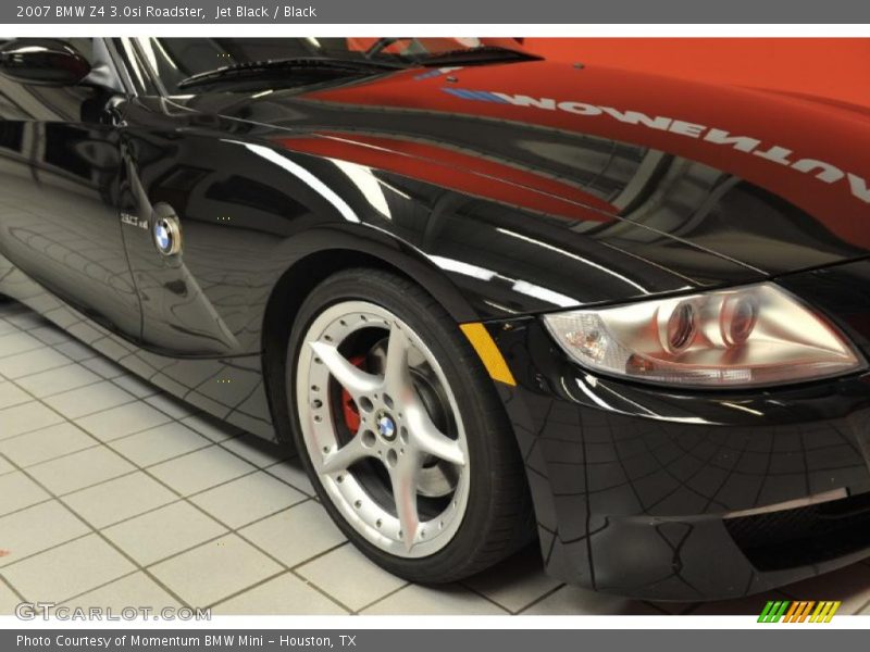 Jet Black / Black 2007 BMW Z4 3.0si Roadster