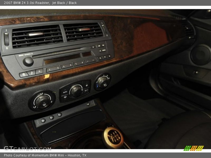 Jet Black / Black 2007 BMW Z4 3.0si Roadster