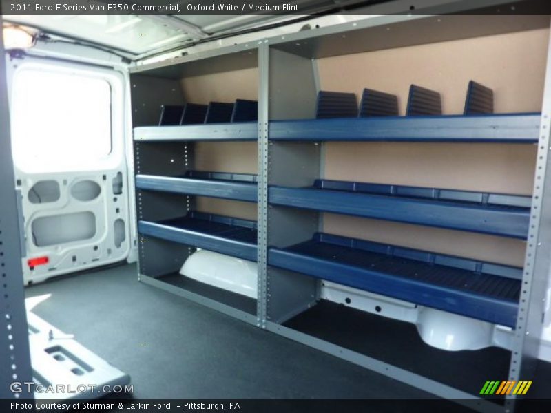 Oxford White / Medium Flint 2011 Ford E Series Van E350 Commercial