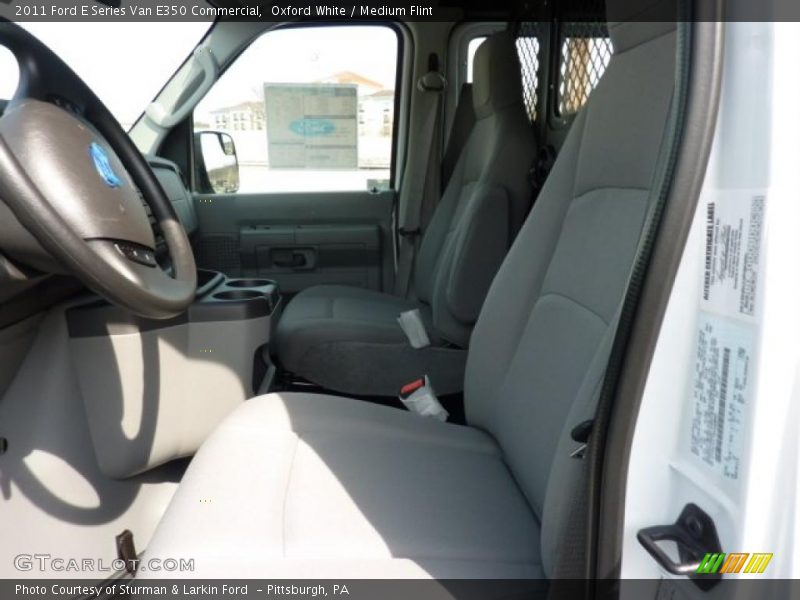 Oxford White / Medium Flint 2011 Ford E Series Van E350 Commercial