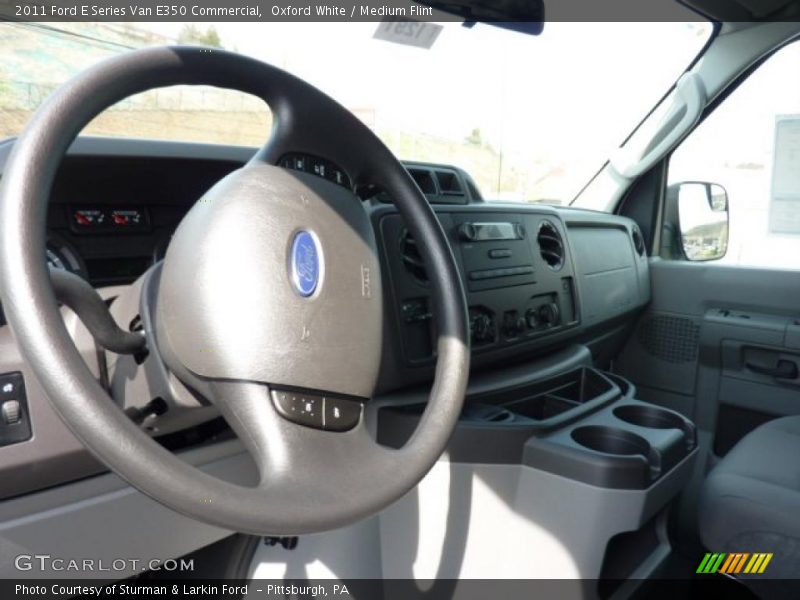 Oxford White / Medium Flint 2011 Ford E Series Van E350 Commercial