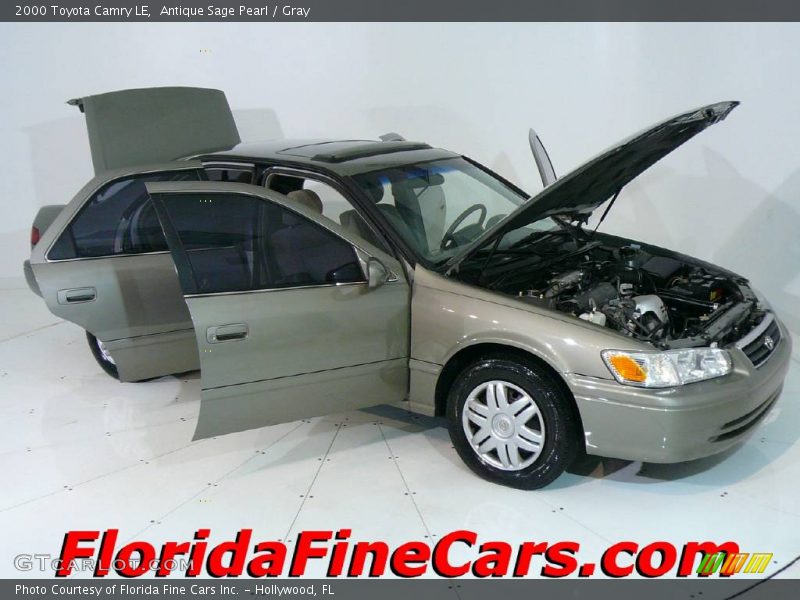Antique Sage Pearl / Gray 2000 Toyota Camry LE