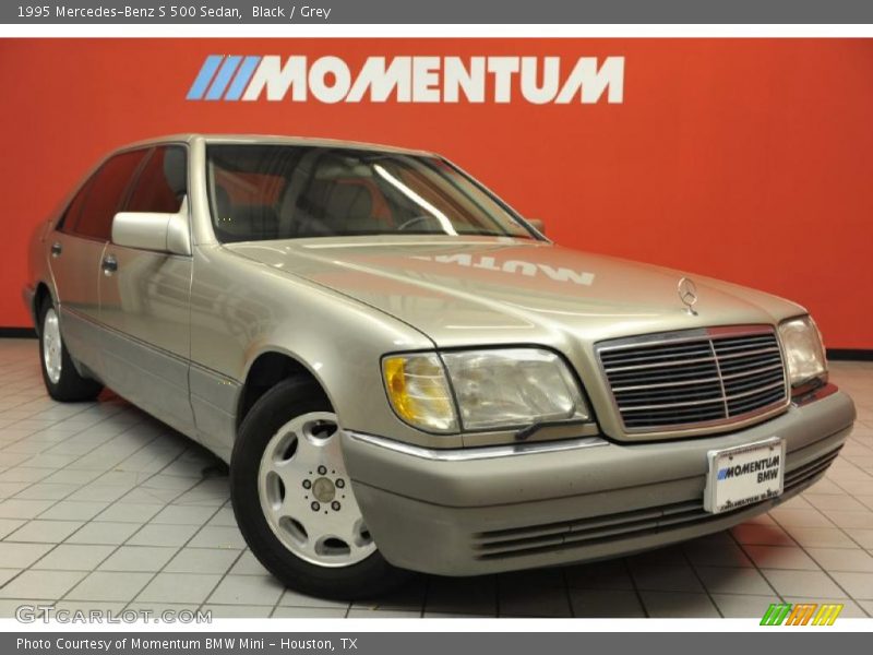 Black / Grey 1995 Mercedes-Benz S 500 Sedan