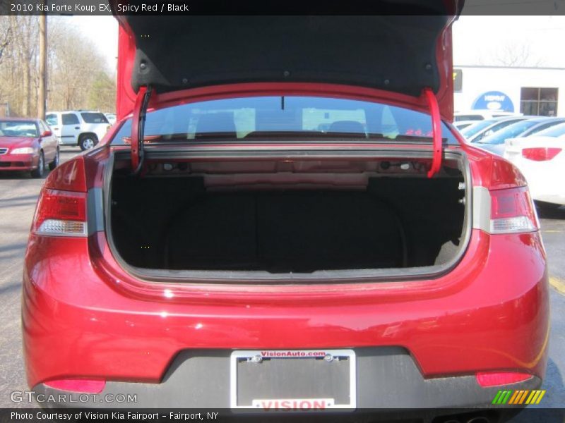 Spicy Red / Black 2010 Kia Forte Koup EX