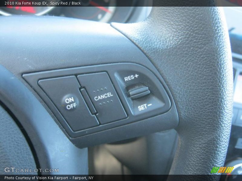 Spicy Red / Black 2010 Kia Forte Koup EX