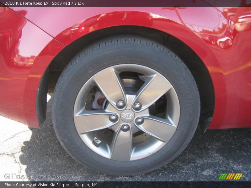 Spicy Red / Black 2010 Kia Forte Koup EX
