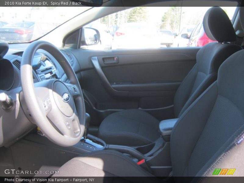 Spicy Red / Black 2010 Kia Forte Koup EX