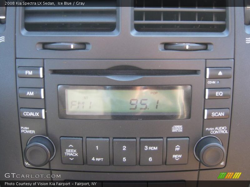 Ice Blue / Gray 2008 Kia Spectra LX Sedan