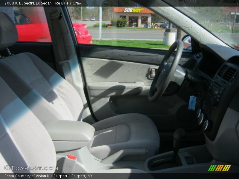 Ice Blue / Gray 2008 Kia Spectra LX Sedan
