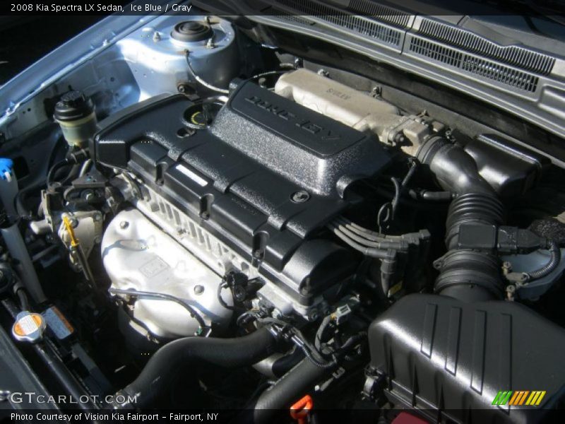 Ice Blue / Gray 2008 Kia Spectra LX Sedan