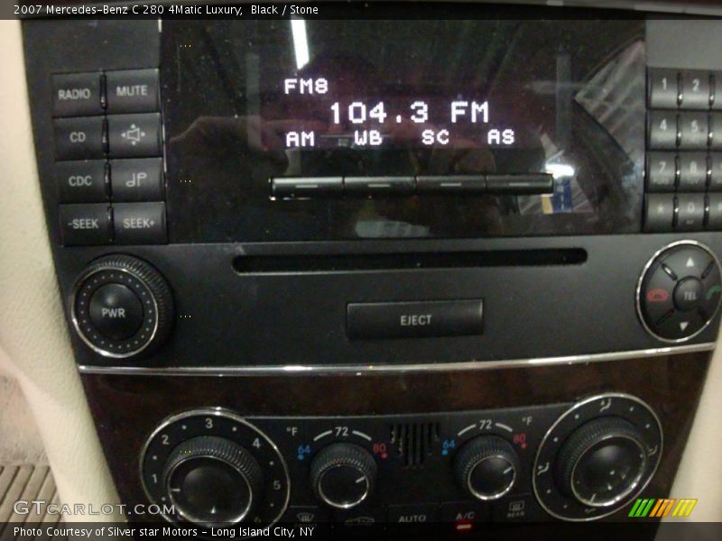 Black / Stone 2007 Mercedes-Benz C 280 4Matic Luxury