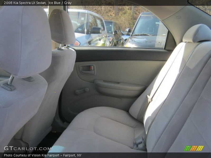Ice Blue / Gray 2008 Kia Spectra LX Sedan
