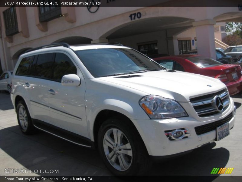 Alabaster White / Black 2007 Mercedes-Benz GL 450