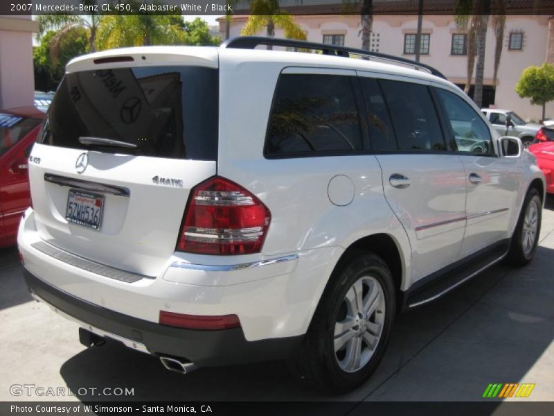 Alabaster White / Black 2007 Mercedes-Benz GL 450