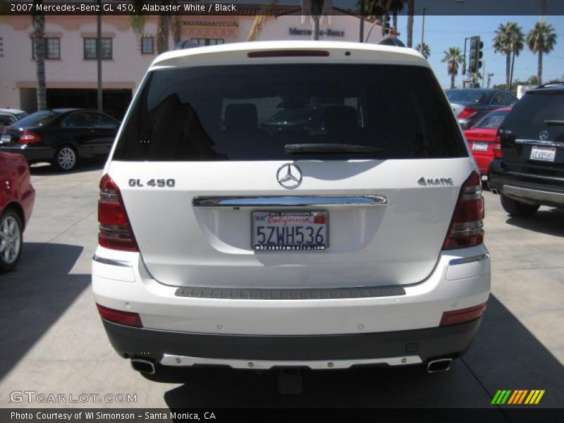 Alabaster White / Black 2007 Mercedes-Benz GL 450