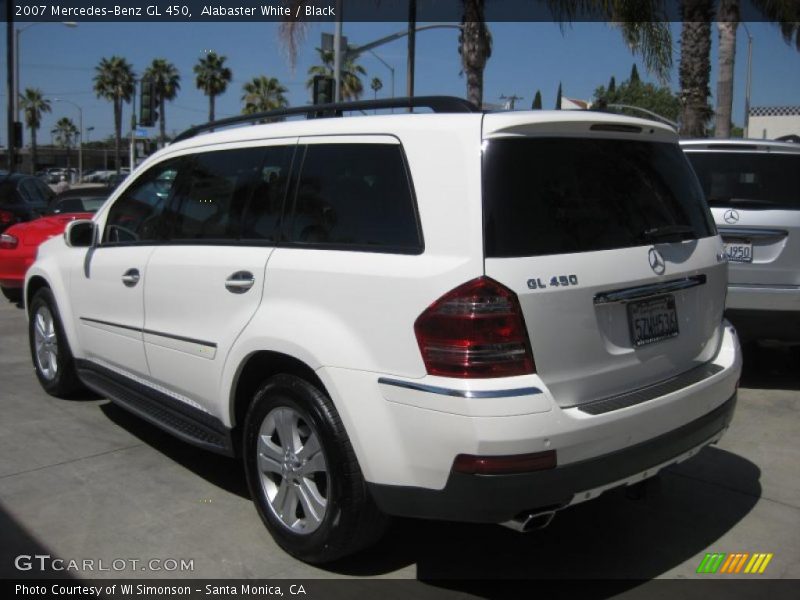 Alabaster White / Black 2007 Mercedes-Benz GL 450