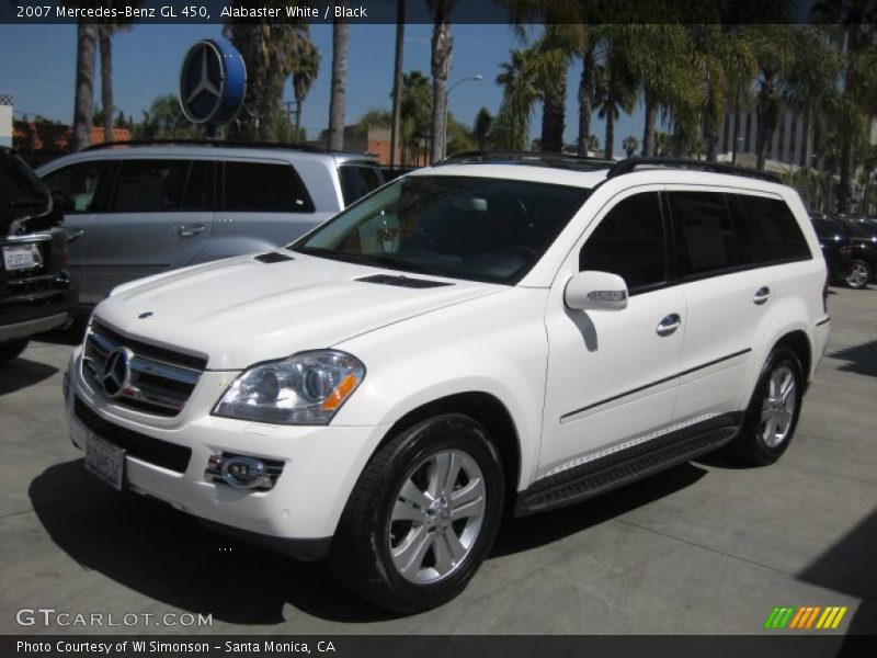 Alabaster White / Black 2007 Mercedes-Benz GL 450