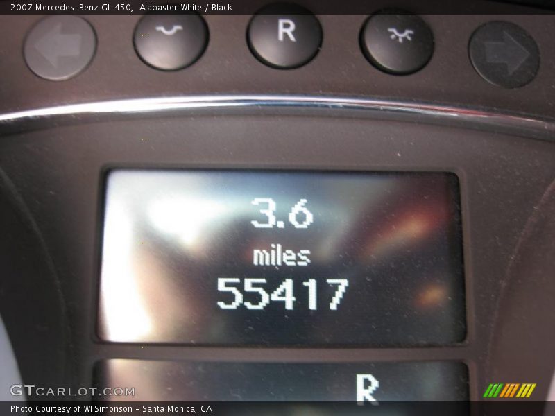 Alabaster White / Black 2007 Mercedes-Benz GL 450