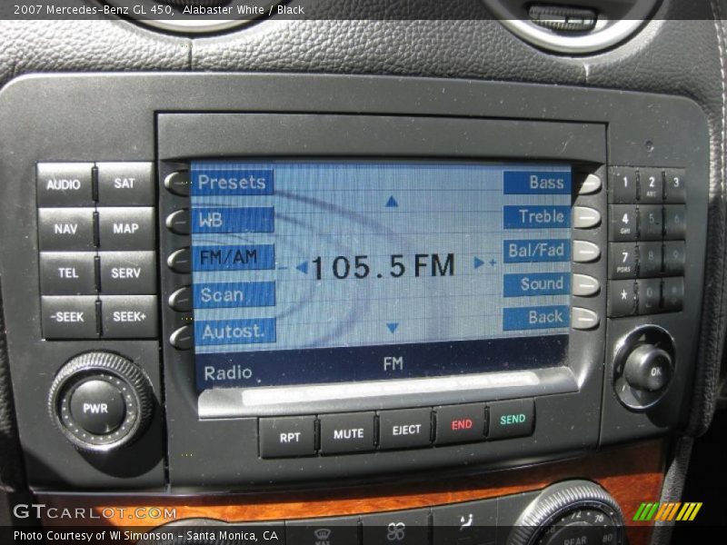 Alabaster White / Black 2007 Mercedes-Benz GL 450
