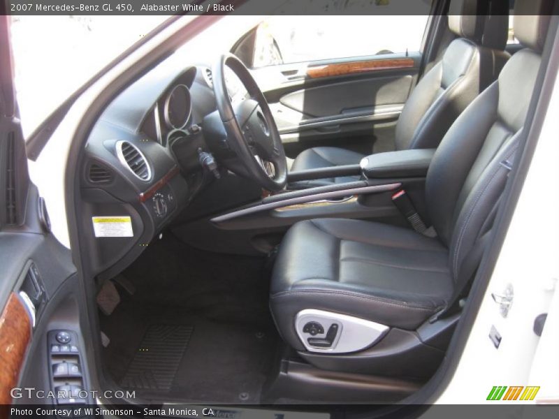 Alabaster White / Black 2007 Mercedes-Benz GL 450