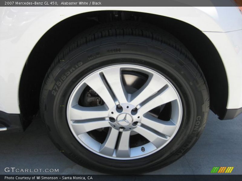 Alabaster White / Black 2007 Mercedes-Benz GL 450