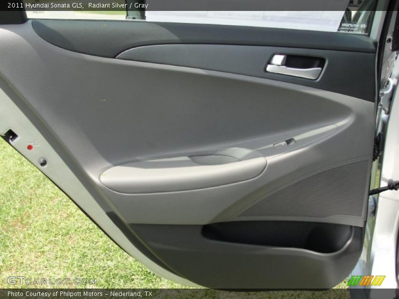 Radiant Silver / Gray 2011 Hyundai Sonata GLS