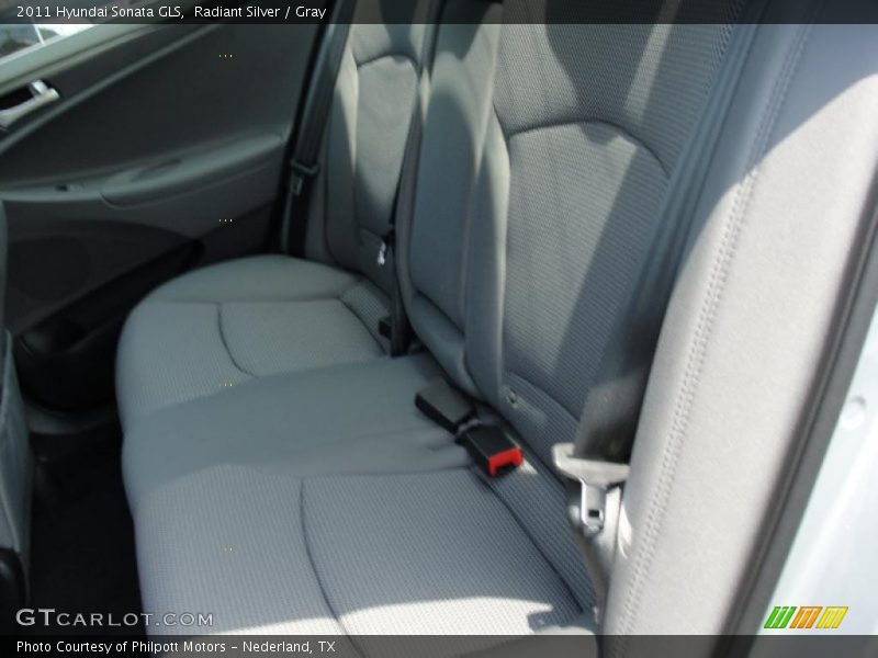 Radiant Silver / Gray 2011 Hyundai Sonata GLS