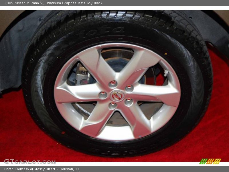 Platinum Graphite Metallic / Black 2009 Nissan Murano SL