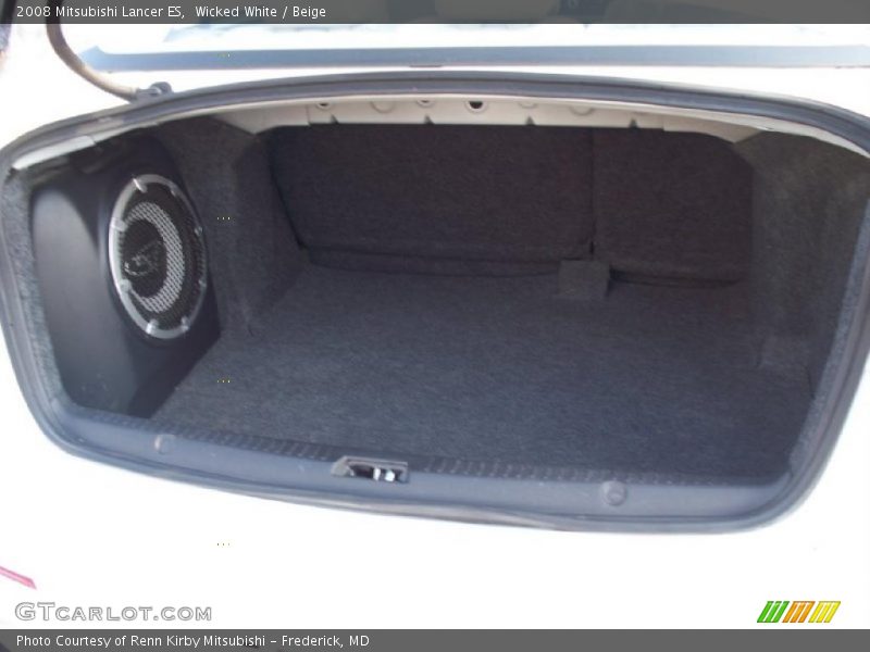 Wicked White / Beige 2008 Mitsubishi Lancer ES