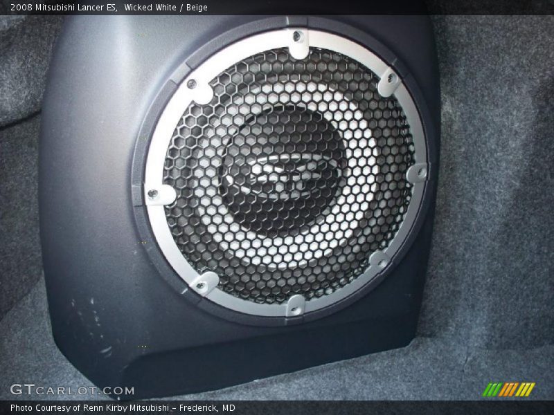 Wicked White / Beige 2008 Mitsubishi Lancer ES
