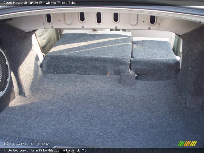 Wicked White / Beige 2008 Mitsubishi Lancer ES