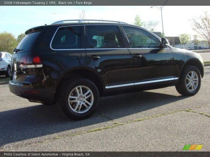 Black Uni / Pure Beige 2008 Volkswagen Touareg 2 VR6