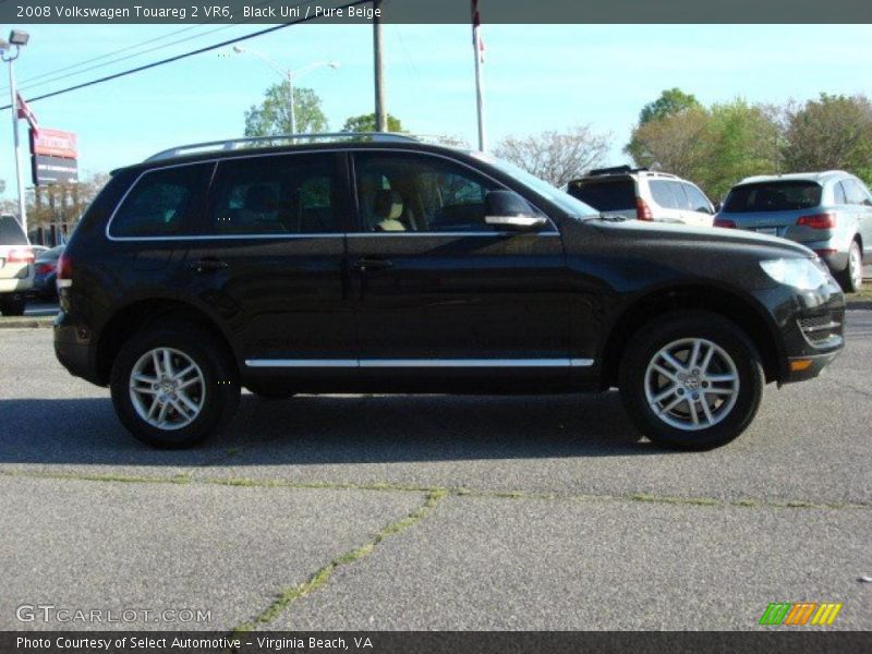 Black Uni / Pure Beige 2008 Volkswagen Touareg 2 VR6
