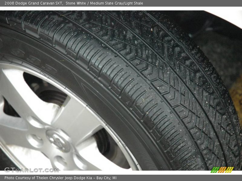 Stone White / Medium Slate Gray/Light Shale 2008 Dodge Grand Caravan SXT