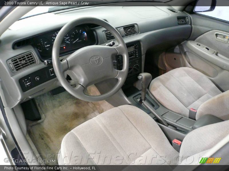 Antique Sage Pearl / Gray 2000 Toyota Camry LE