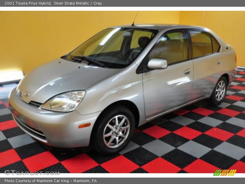 Silver Strata Metallic / Gray 2001 Toyota Prius Hybrid