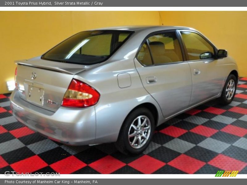 Silver Strata Metallic / Gray 2001 Toyota Prius Hybrid