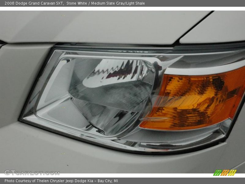 Stone White / Medium Slate Gray/Light Shale 2008 Dodge Grand Caravan SXT