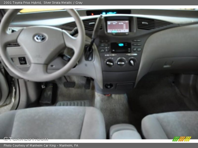 Silver Strata Metallic / Gray 2001 Toyota Prius Hybrid