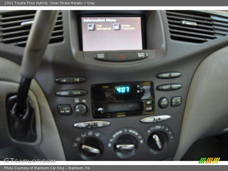 Silver Strata Metallic / Gray 2001 Toyota Prius Hybrid