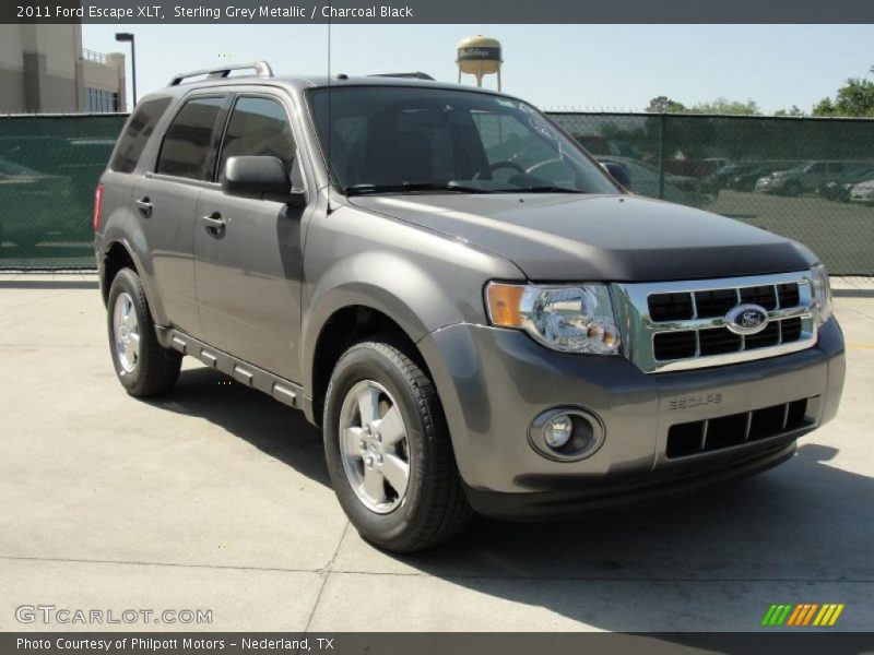 Sterling Grey Metallic / Charcoal Black 2011 Ford Escape XLT