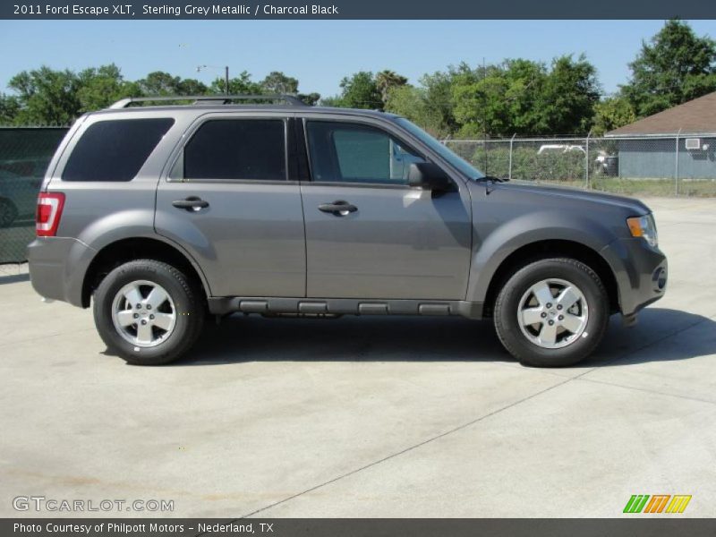Sterling Grey Metallic / Charcoal Black 2011 Ford Escape XLT