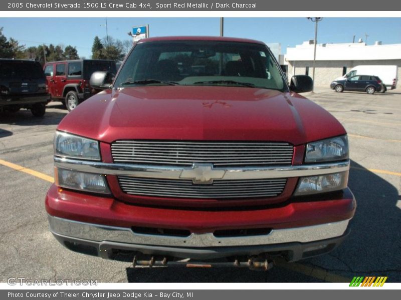 Sport Red Metallic / Dark Charcoal 2005 Chevrolet Silverado 1500 LS Crew Cab 4x4