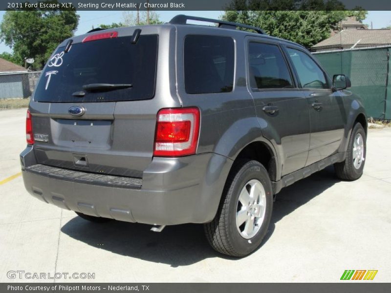 Sterling Grey Metallic / Charcoal Black 2011 Ford Escape XLT