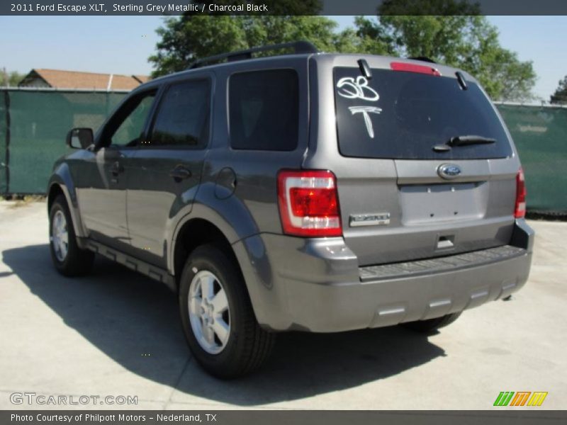 Sterling Grey Metallic / Charcoal Black 2011 Ford Escape XLT