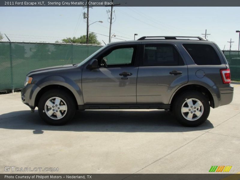 Sterling Grey Metallic / Charcoal Black 2011 Ford Escape XLT