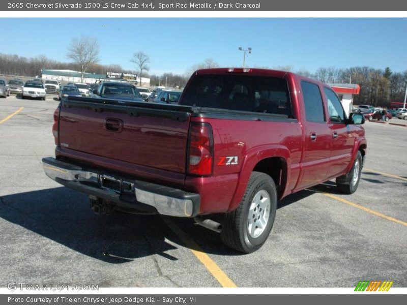 Sport Red Metallic / Dark Charcoal 2005 Chevrolet Silverado 1500 LS Crew Cab 4x4