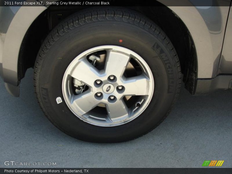 Sterling Grey Metallic / Charcoal Black 2011 Ford Escape XLT