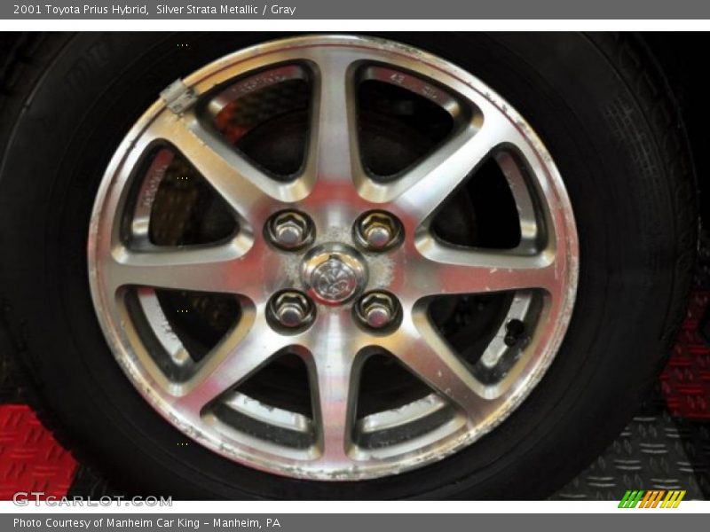 Silver Strata Metallic / Gray 2001 Toyota Prius Hybrid