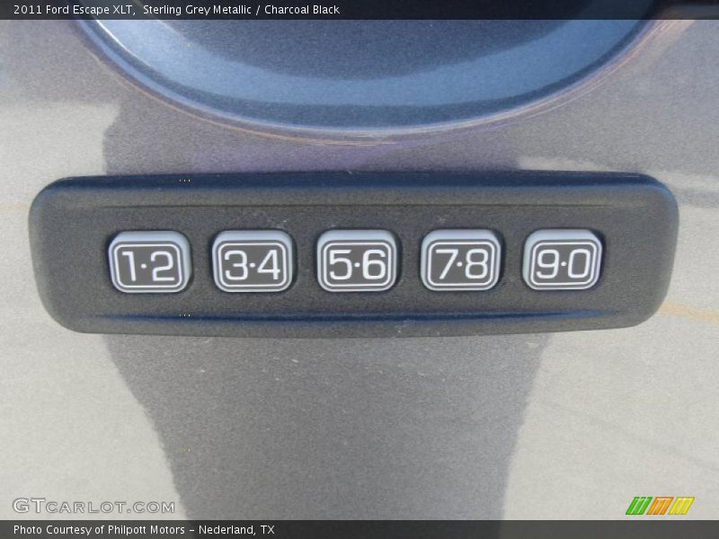 Sterling Grey Metallic / Charcoal Black 2011 Ford Escape XLT